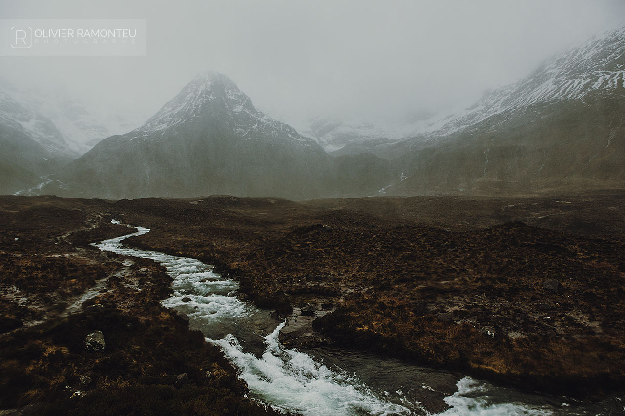 paysage ecosse hiver