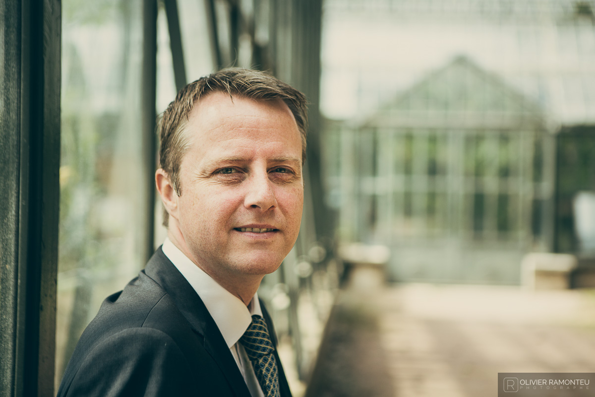 Portrait de dirigeant d’entreprise au Parc de la Tête d’Or