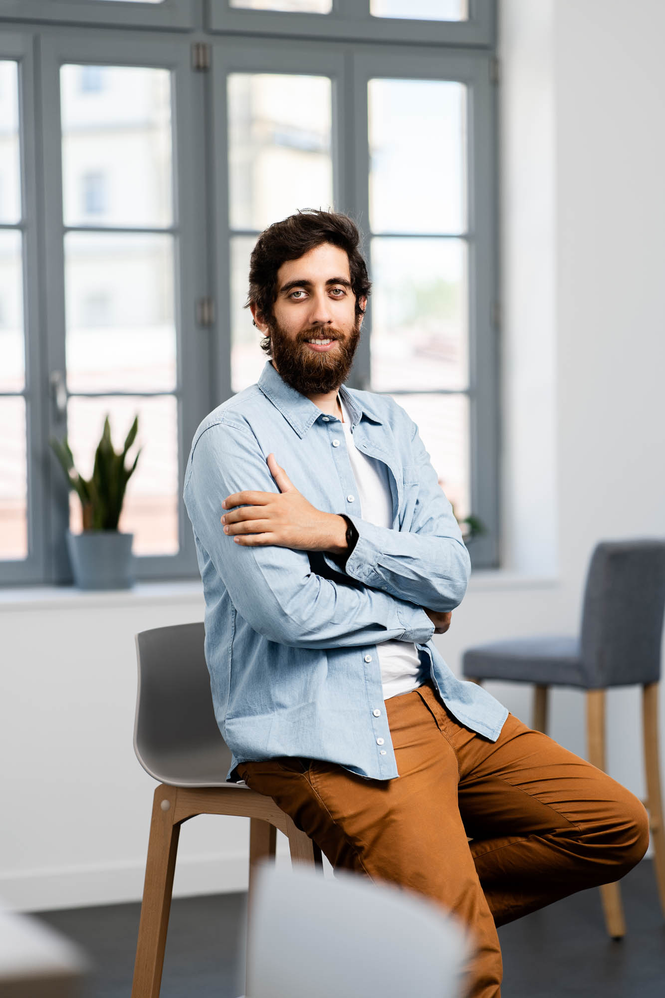 Portrait professionnel en environnement de travail, association Vitagora Dijon