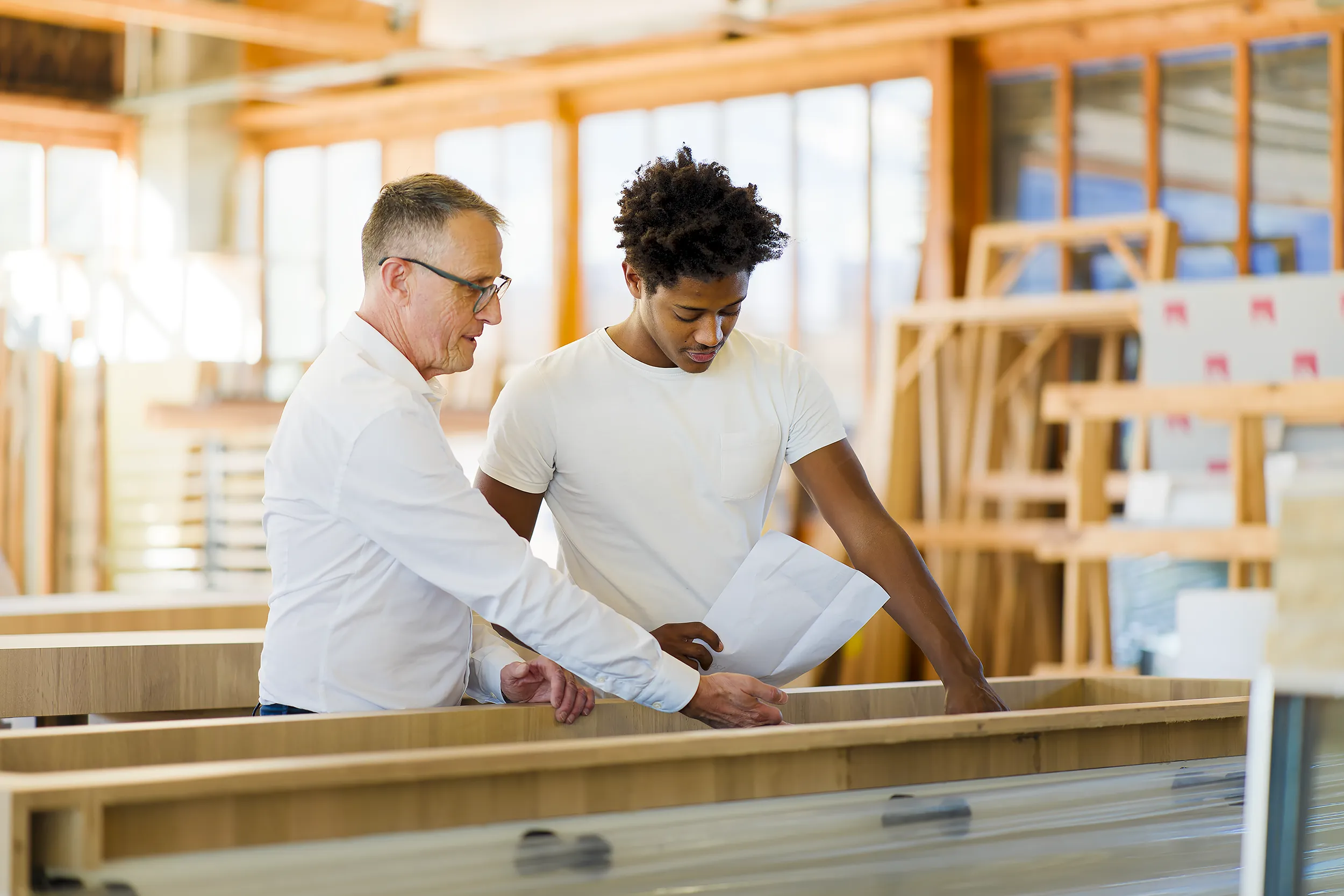Photographe reportage métier en usine