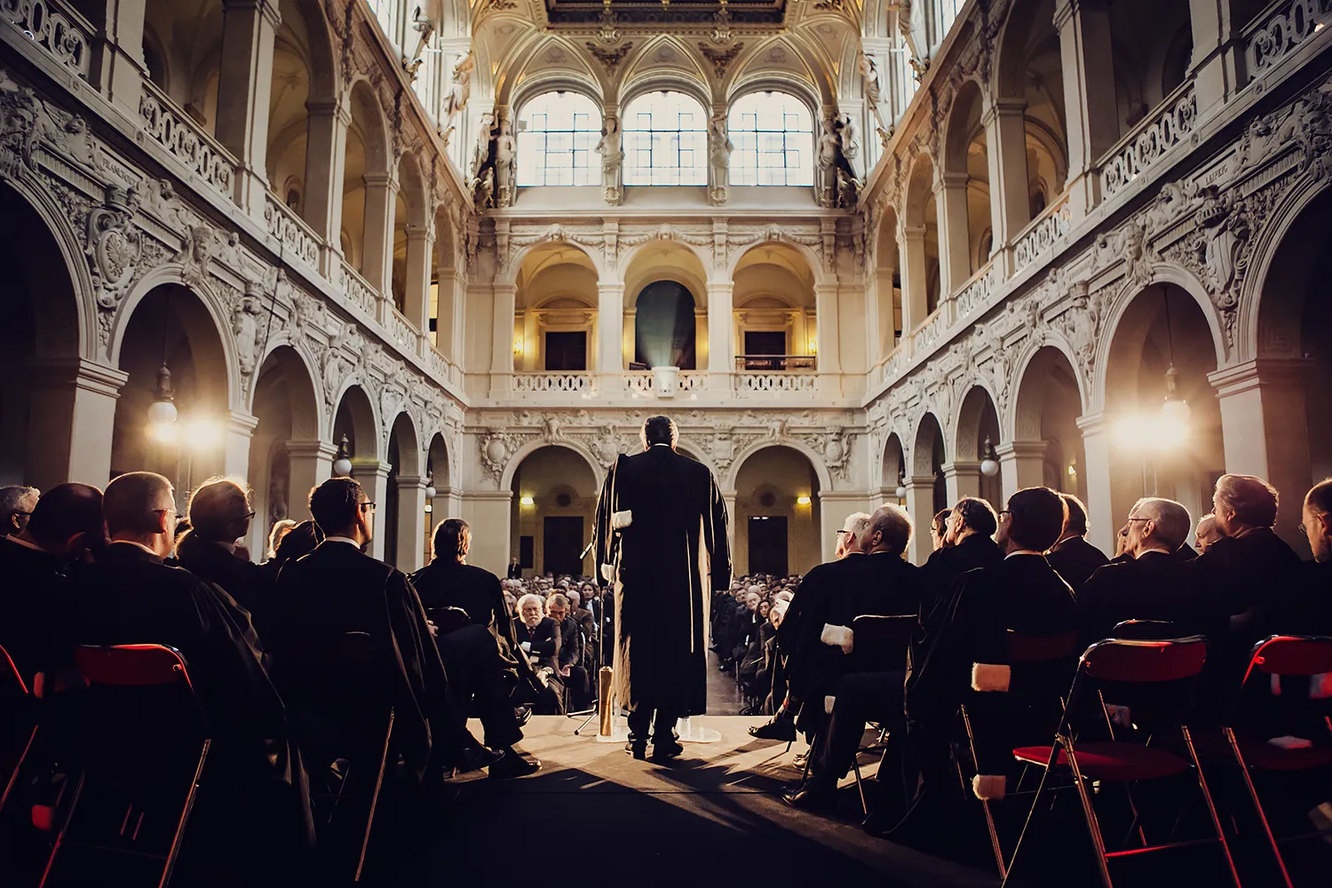 Reportage photo lors de la Rentrée du Barreau de Lyon à la Chambre de Commerce et d'Industrie de Lyon - Photographe événementiel Olivier Ramonteu