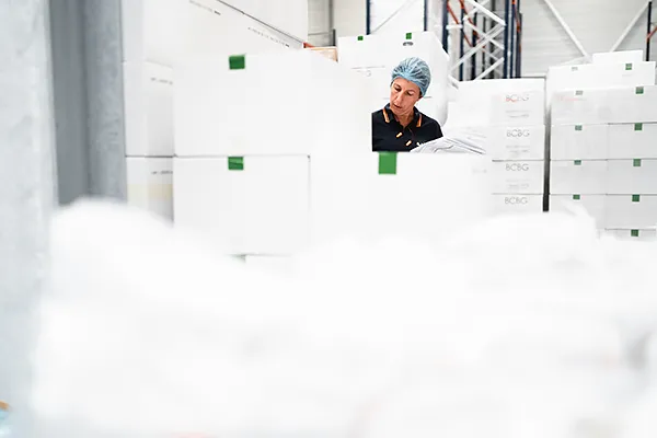 Produit fini en sortie de ligne – La Ducale